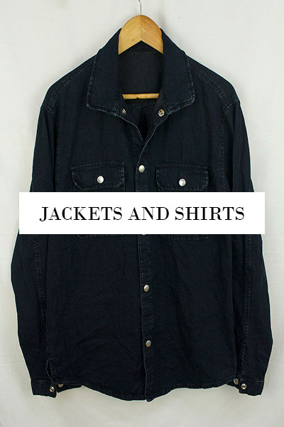 jackets and shirts